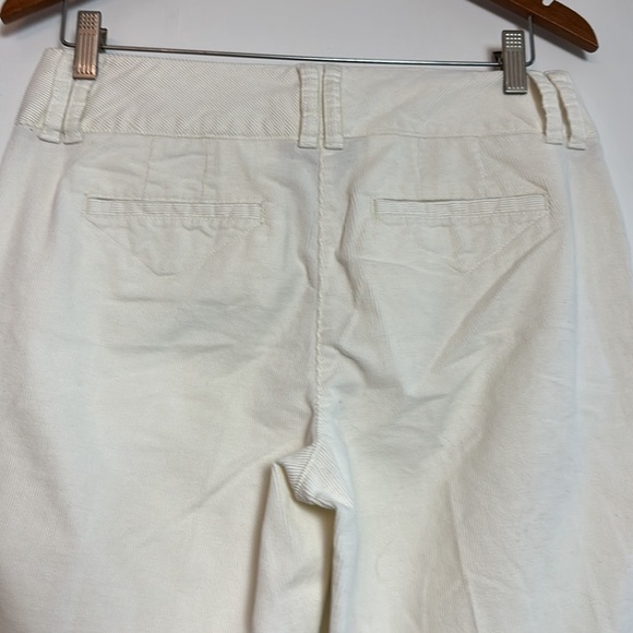 Talbots corduroy stretch cream wide leg trousers 99% cotton 1% Lycra - Picture 4 of 11